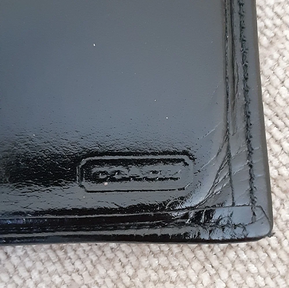 Coach Black Leather Wallet